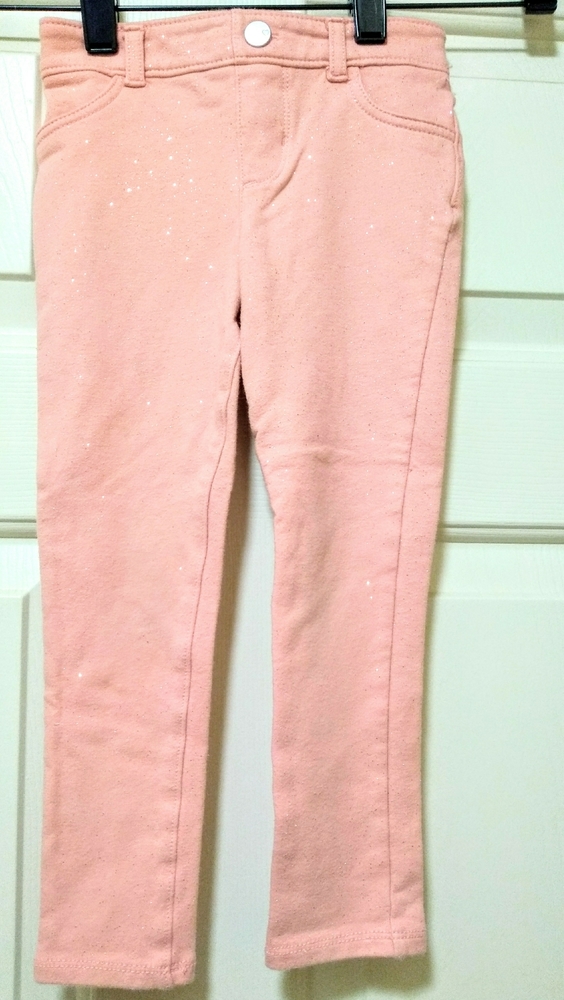 Girl's Size 4T | Glitter & Soft Pink Pant